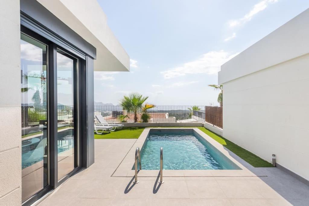 Casa Con Piscina Privada Polop Villa Eksteriør bilde