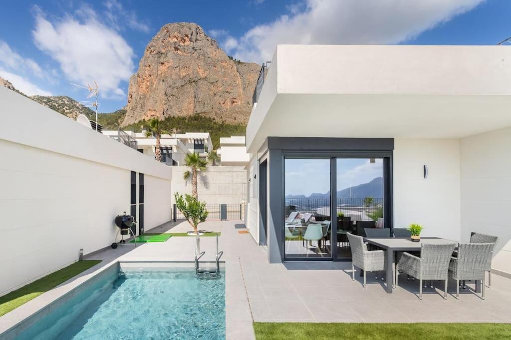 Casa Con Piscina Privada Polop Villa Eksteriør bilde