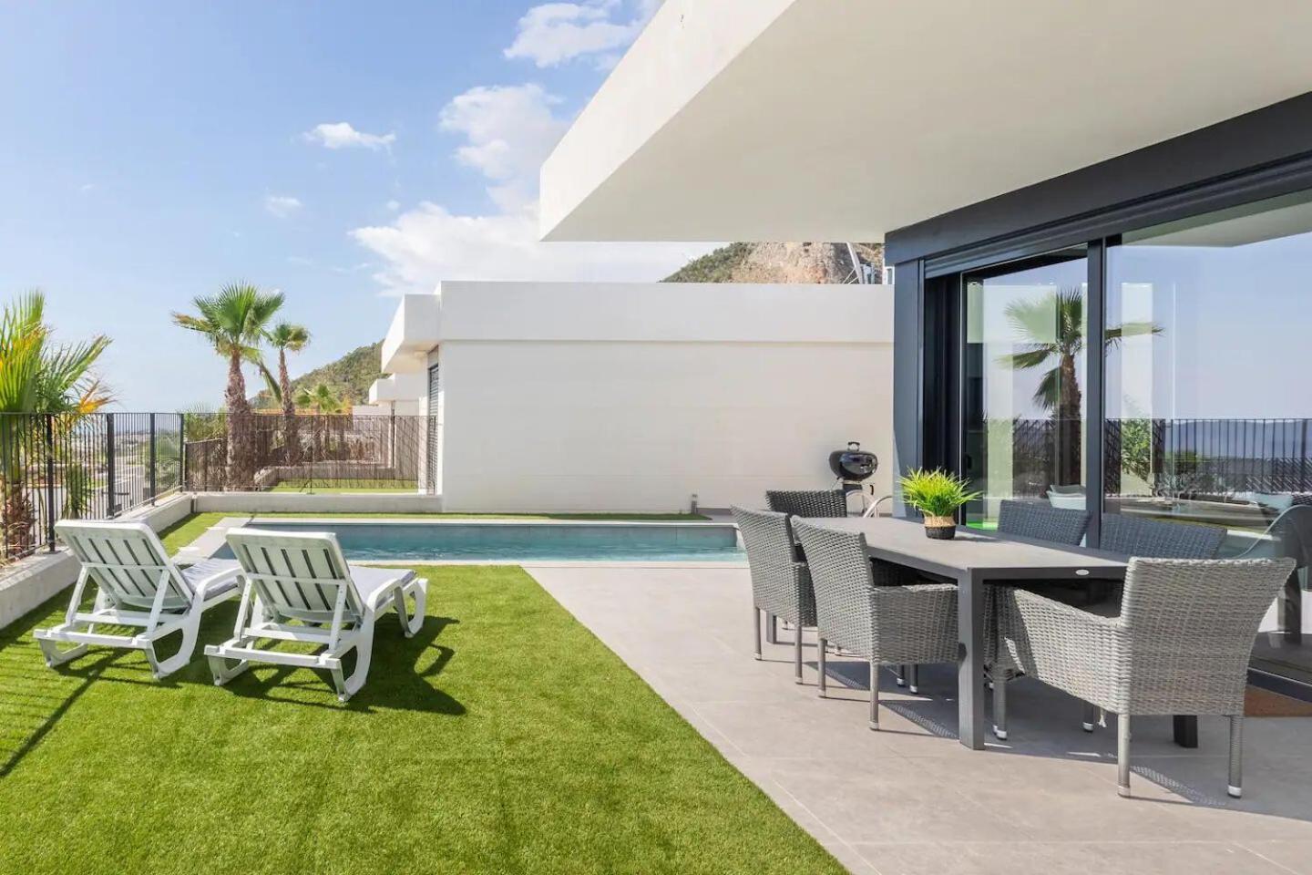 Casa Con Piscina Privada Polop Villa Eksteriør bilde