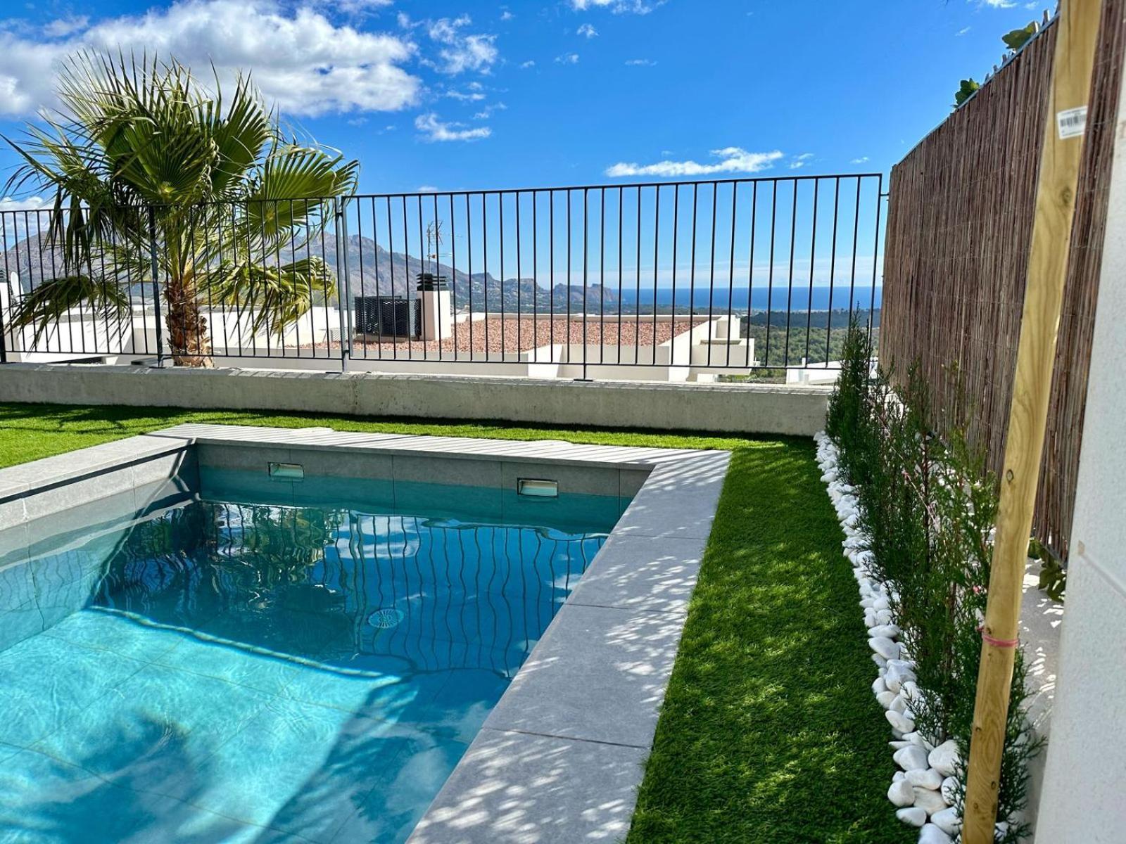 Casa Con Piscina Privada Polop Villa Eksteriør bilde