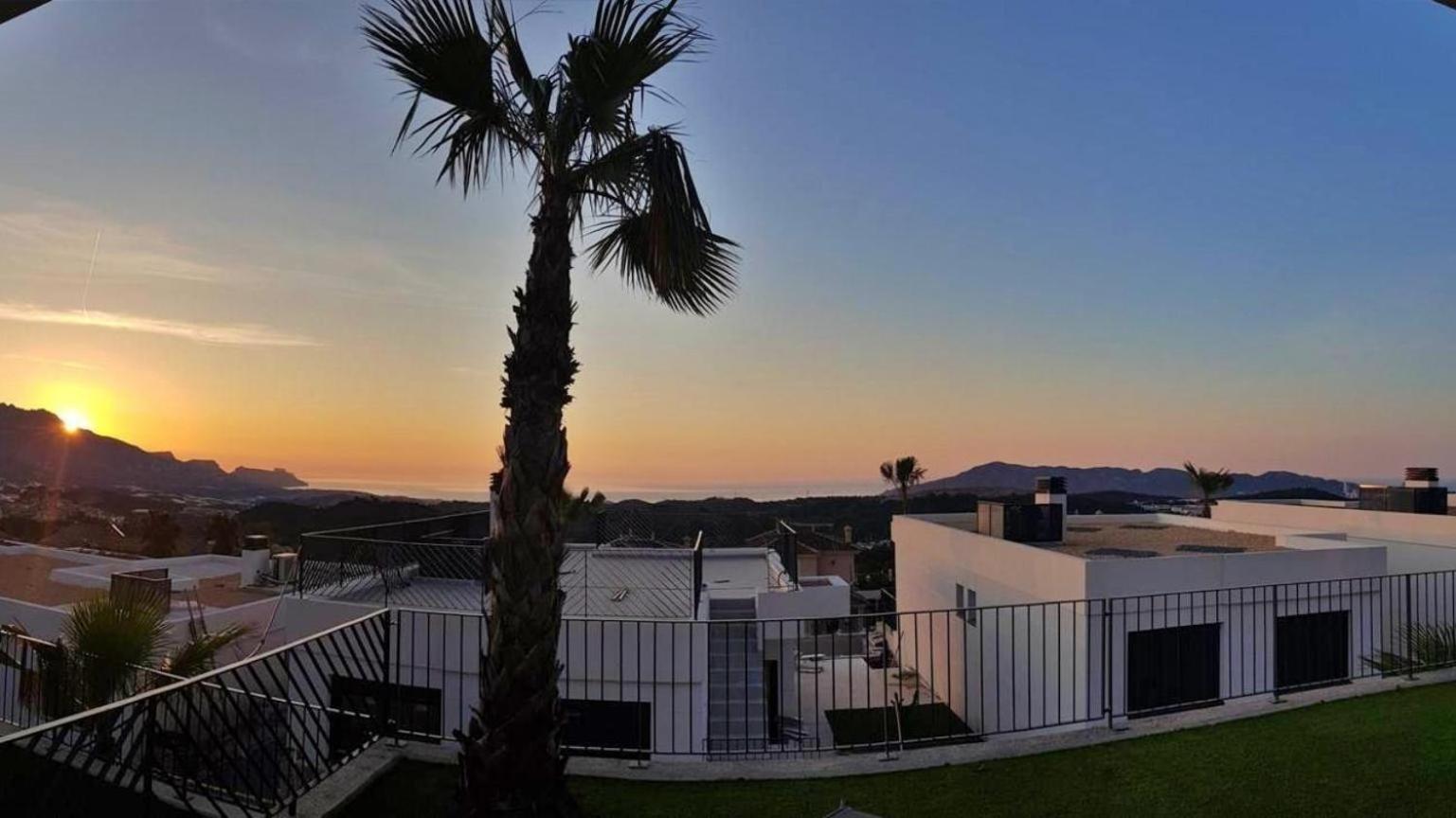 Casa Con Piscina Privada Polop Villa Eksteriør bilde